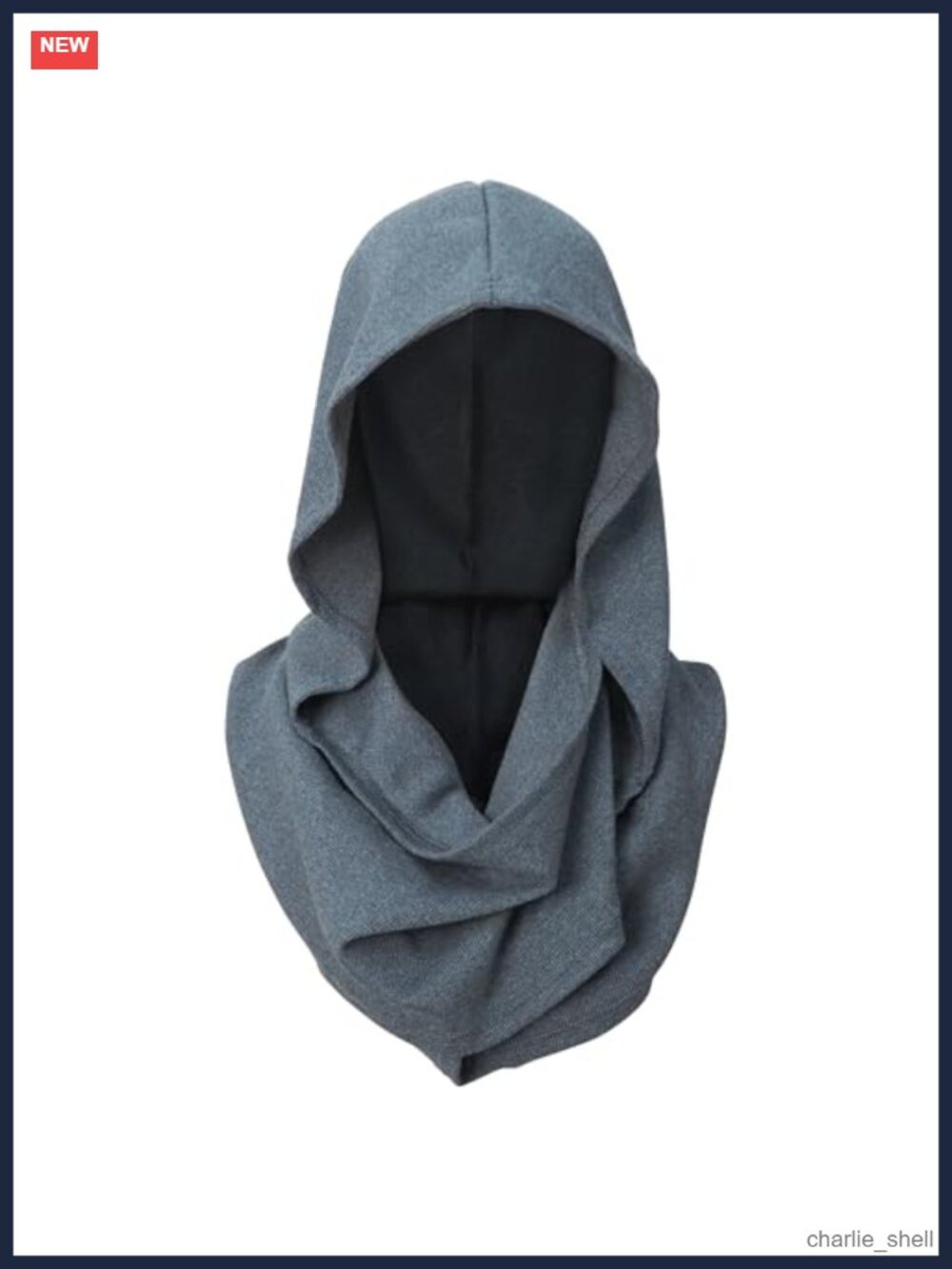 CosInStyle 100% Cotton Hooded Scarf Medieval Gothic Cowl Neck Warmer Winter